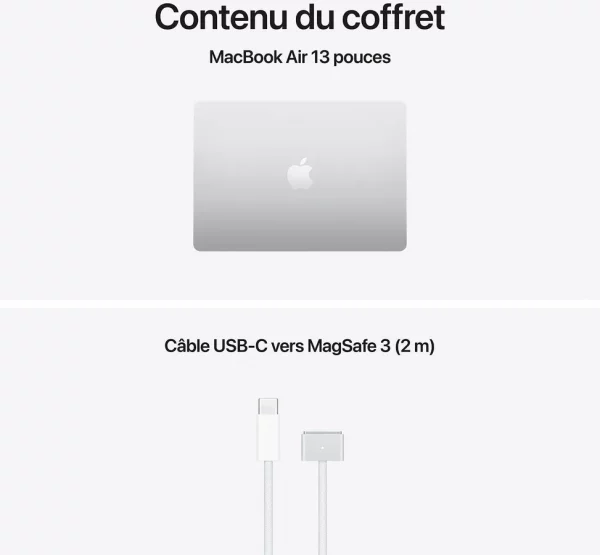 Apple MacBook Air 13 pouces M5 16 Go 1 To Argent (MDH84FN/A)
