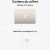 Apple MacBook Air 15 pouces M5 16 Go 512 Go Lumière Stellaire (MDVD4FN/A) Apple MacBook Air 15 pouces M5 16 Go 512 Go Lumière Stellaire (MDVD4FN/A)