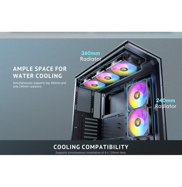 boitier-gaming-antec-c3-argb-noir-1 Boîtier Gaming Antec C3 ARGB Noir