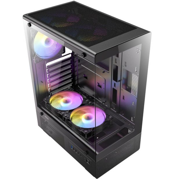 Boitier Gaming Antec VCX300 ARGB ATX Noir (761345102247)