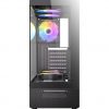 Boitier Gaming Antec VCX300 ARGB ATX Noir (761345102247)