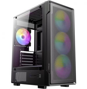 Boitier Gaming Antec VCX300 ARGB ATX Noir (761345102247)