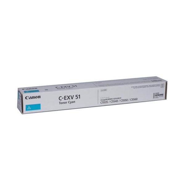 Canon C-EXV51 Cyan - Toner Canon d'origine (0482C002AB)