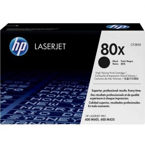 HP 80X Noir (CF280X) - Toner grande capacité HP LaserJet d'origine