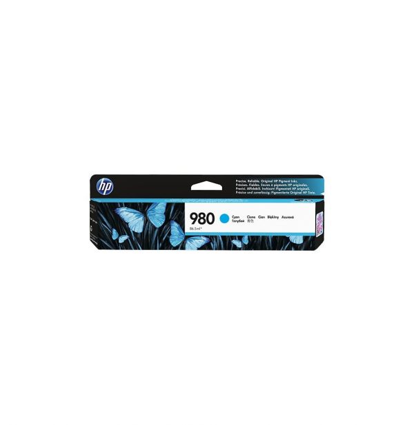 cartouche-d-encre-hp-980-cyan-authentique-d8j07a HP 980 Cyan - Cartouche d'encre HP d'origine (D8J07A)
