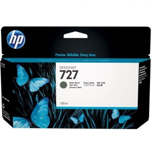 cartouche-d-encre-noir-mat-hp-727-designjet-130-ml-b3p22a HP 727 Noir Mat - Cartouche d'encre HP d'origine (B3P22A)