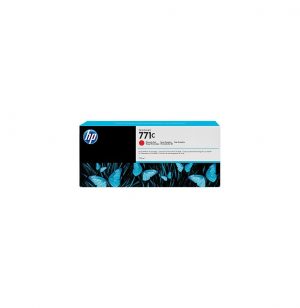 HP 771C Rouge Chromatique - Cartouche d'encre HP d'origine (B6Y08A)
