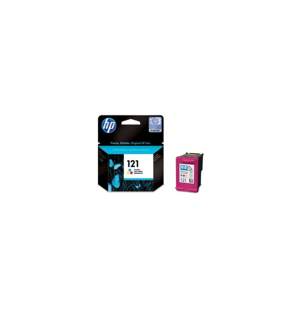 HP 121 trois couleurs - Cartouche d'encre HP d'origine (CC643HE)