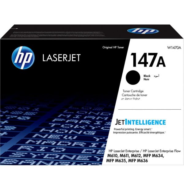 HP 147A Noir - Toner HP LaserJet d'origine (W1470A)