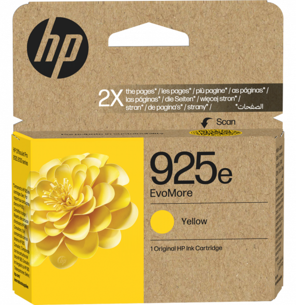 hp-925e-evomore-jaune-cartouche-d-encre-hp-d-origine-4k0w2pe HP 925e EvoMore Jaune - Cartouche d'encre HP d'origine (4K0W2PE)