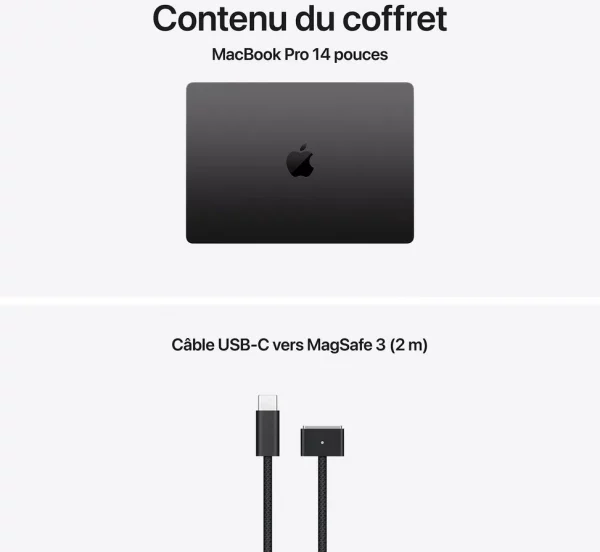 Apple MacBook Pro 16 pouces M5 Pro 24 Go 1 To Noir Sidéral (MGEA4FN/A)