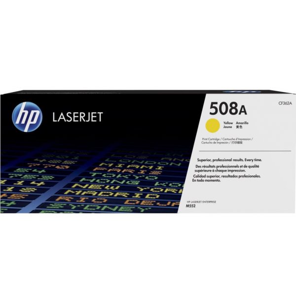 toner-laserjet-jaune-authentique-hp-508a-cf364a HP 508A Jaune (CF362A) - Toner HP LaserJet d'origine