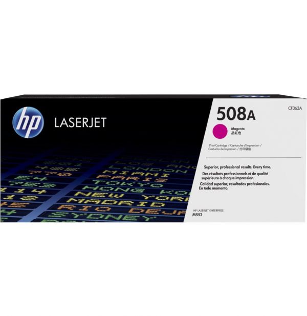 toner-laserjet-magenta-authentique-hp-508a-cf363a HP 508A Magenta (CF363A) - Toner HP LaserJet d'origine