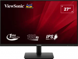 ViewSonic Moniteur 27” Pouces Full HD avec temps de réponse rapide de 1ms