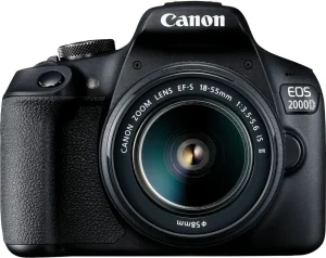 Reflex Canon EOS 2000D + Objectif EF-S 18-55mm IS II (2728C003AA)