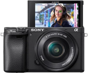 Appareil photo hybride Sony Alpha 6400 + objectif zoom puissant 16-50 mm (ILCE-6400L)