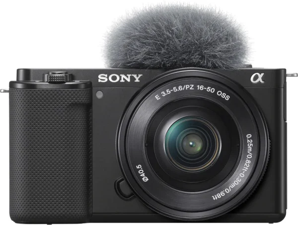 Appareil photo hybride Sony ZV-E10 + objectif à zoom motorisé 16-50 mm (ZV-E10L) Appareil photo hybride Sony ZV-E10 + objectif à zoom motorisé 16-50 mm (ZV-E10L)