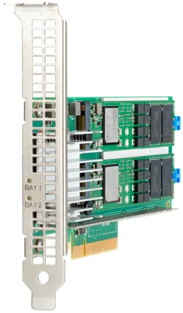 Dispositif d'amorçage SE HPE NS204i-p x2 voies NVMe PCIe3 x8 (P12965-B21)