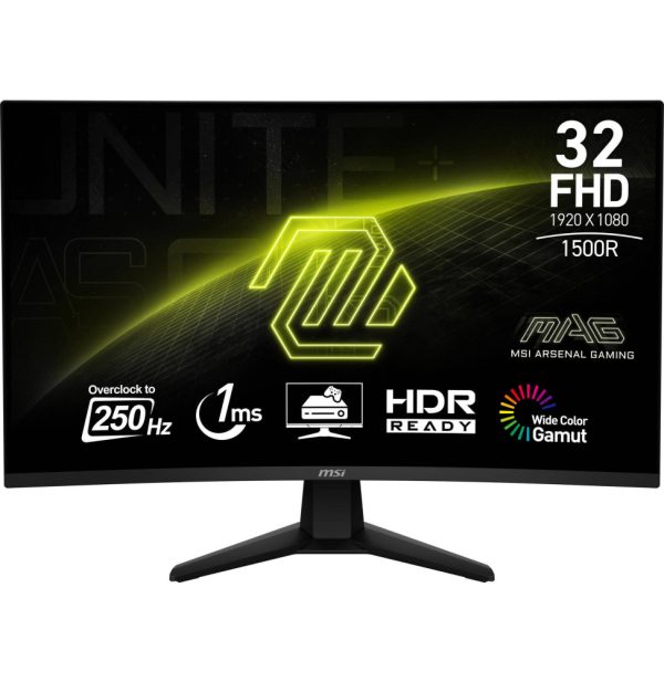 Écran incurvé Gaming 32" Full HD MSI MAG 32C6X (4711377195362)