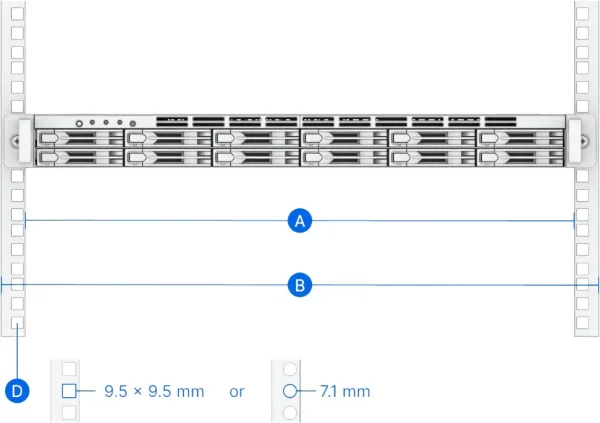 Kit rail coulissant Synology RKS-04 pour RackStation (RKS-04)