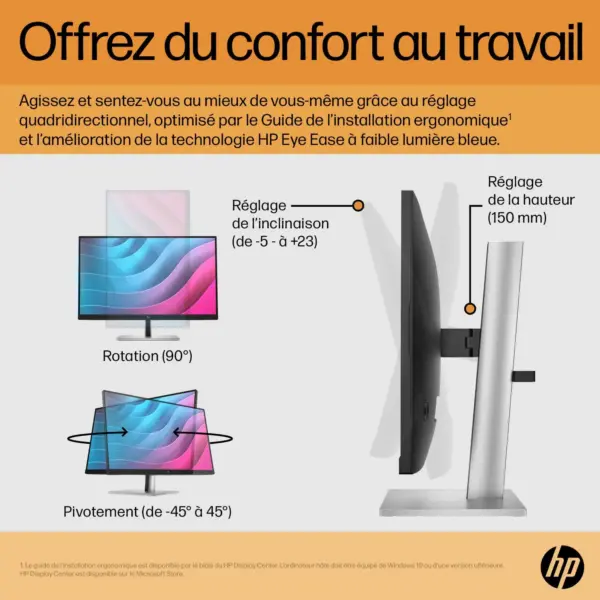 HP Écran FHD E24 G5