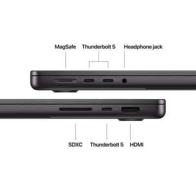 Apple MacBook Pro Air M4 14 pouces (2025) Black 16Go/512 Go (MW2U3)