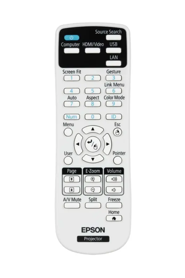 Epson EB-2155W Projecteur à focale standard 5000 ANSI lumens 3LCD WXGA (1280×800) Blanc