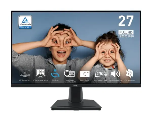 Ecran Moniteur 27″ Full HD MSI Pro MP275 (9S6-3PC3CM-002)