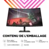 Ecran Moniteur HP OMEN 32C Gaming QHD 31.5″ (780K6AS)