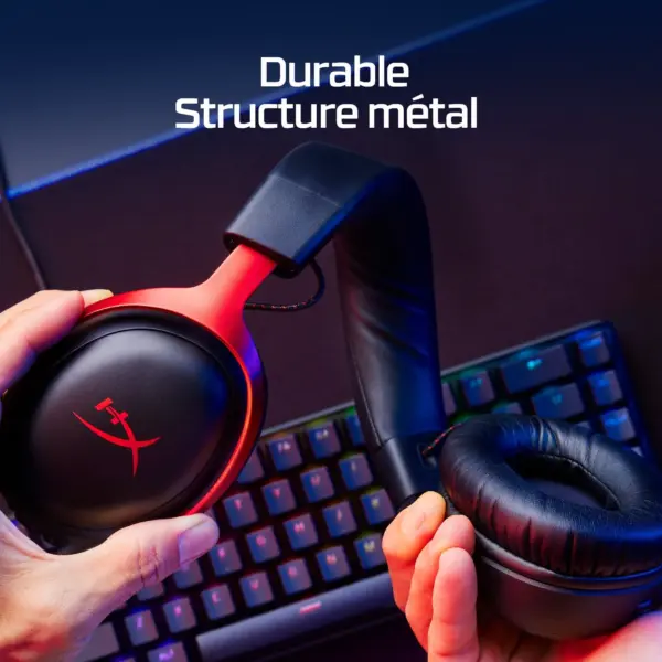 CASQUE HYPERX CLOUD III BLK/RED – GAMING HEADSET
