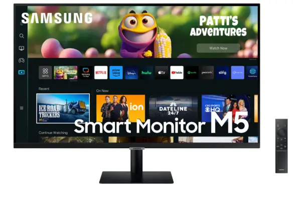 Moniteur Écran SAMSUNG 32″ FLAT SMART Série 5 Full HD (LS32CM500EMXZN)