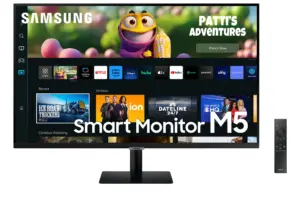Moniteur Écran SAMSUNG 32″ FLAT SMART Série 5 Full HD (LS32CM500EMXZN)