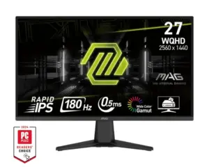 Écran Moniteur Gamer MSI MAG 275QF 27″ 180Hz IPS 2K (4711377204897) Écran Moniteur Gamer MSI MAG 275QF 27″ 180Hz IPS 2K (4711377204897)