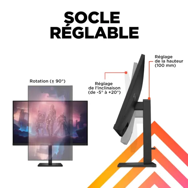 Ecran Moniteur HP OMEN 32Q Gaming QHD 31.5″ (780K0AS)