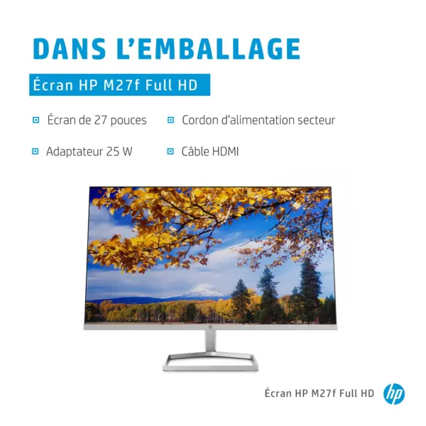 Moniteur Écran HP M27F FHD 27″ (2G3D3AS) Moniteur Écran HP M27F FHD 27″ (2G3D3AS)