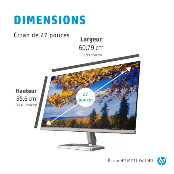 Moniteur Écran HP M27F FHD 27″ (2G3D3AS) Moniteur Écran HP M27F FHD 27″ (2G3D3AS)