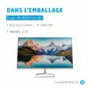 Moniteur Écran HP M32f 80CM 31.5″ (2H5M7AS)