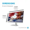 Moniteur Écran HP M24F  FHD23.8″ (2D9K0AS)