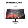 Ecran Moniteur HP OMEN 32C Gaming QHD 31.5″ (780K6AS)