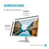 Moniteur Écran HP M24FW  FHD 23.8″ (2D9K1AS)