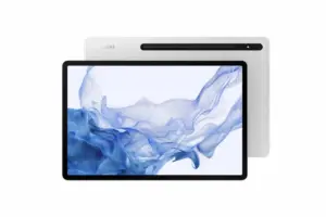 Samsung Galaxy Tab S8+ 5G SM-X806B Qualcomm Snapdragon LTE 256 Go 31,5 cm (12.4″) 8 Go Wi-Fi 6E (802.11ax) Android 12 Argent
