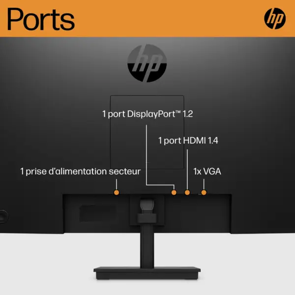 Ecran Moniteur 27″ Full HD HP V27i G5 (65P64AS)
