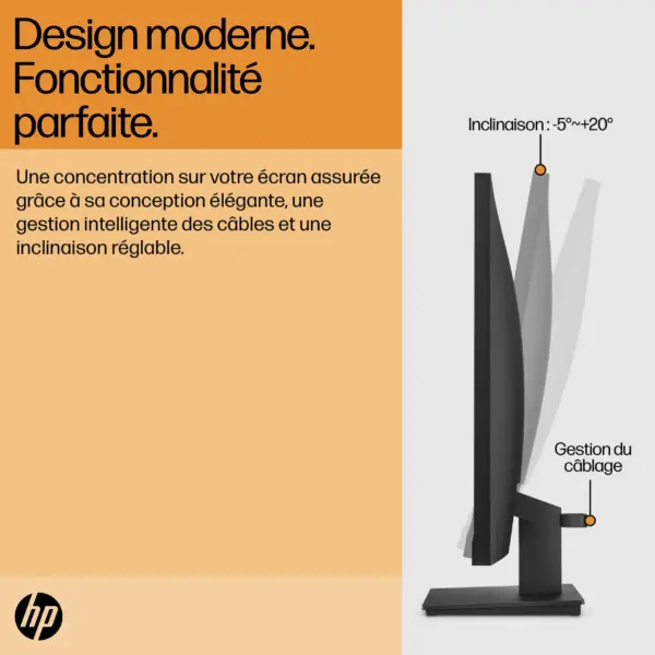 Ecran Moniteur 27″ Full HD HP V27i G5 (65P64AS)