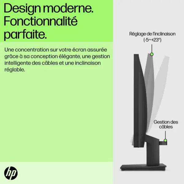 Écran 23,8″ Full HD HP P24 G5 (64X66AS)