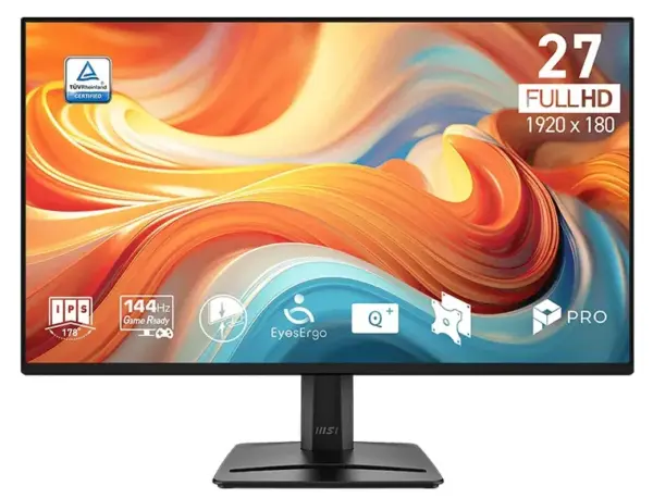 Écran 27″ Full HD MSI Pro MP275 E14 monitor Pivot (9S6-3PE49M-001)