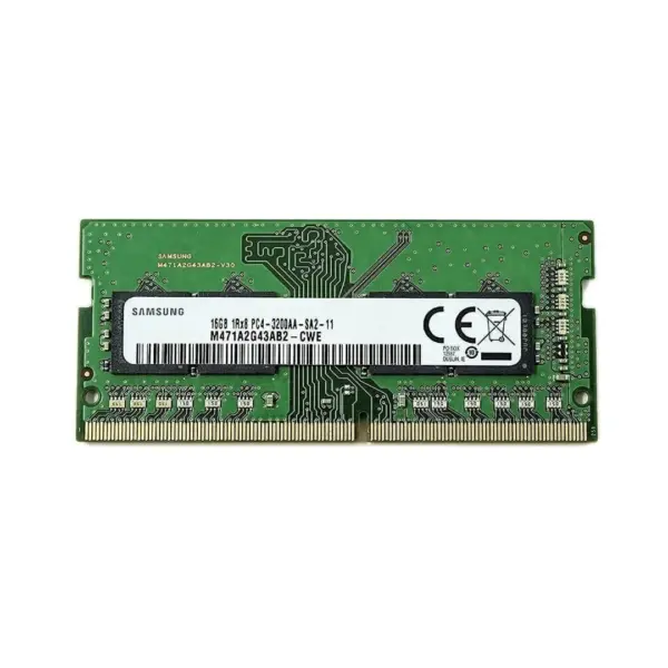 Samsung Module de Mémoire 16GB DDR4 3200MHz SODIMM Samsung Module de Mémoire 16GB DDR4 3200MHz SODIMM
