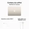 Apple MacBook Air M3 13 pouces (2024) Lumière stellaire 16 Go/256 Go (MC8J4FN/A)