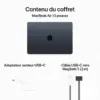 Apple MacBook Air M3 13 pouces (2024) Minuit 16 Go/256 Go (MC8K4FN/A)