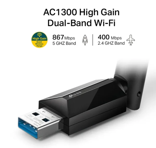TP-Link Archer T3U Plus WLAN 867 Mbit/s (ARCHER T3U PLUS)