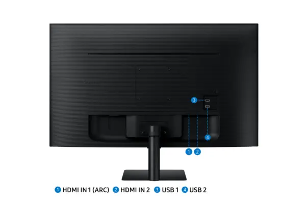 Moniteur Écran SAMSUNG 32″ FLAT SMART Série 5 Full HD (LS32CM500EMXZN)